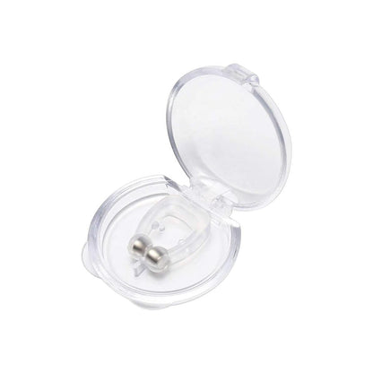 Wukusy silicone magnetic anti-snore nose clip for men and women, designed to reduce heavy snoring and improve sleep quality.