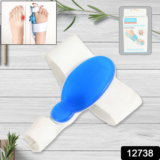 Wukusy Bunion Support Splint for hallux valgus, adjustable protective cover for men and women, supporting toe alignment and pain relief.