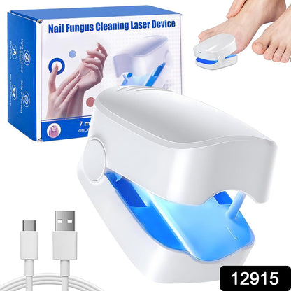 Wukusy rechargeable nail fungus laser device for toenails and fingernails, used for home fungal infection treatment.