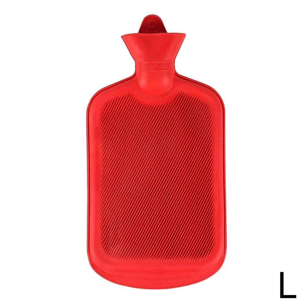 Large rubber hot water heating pad for pain relief by Wukusy, showing a flexible, heat-retaining pad for health care use.
