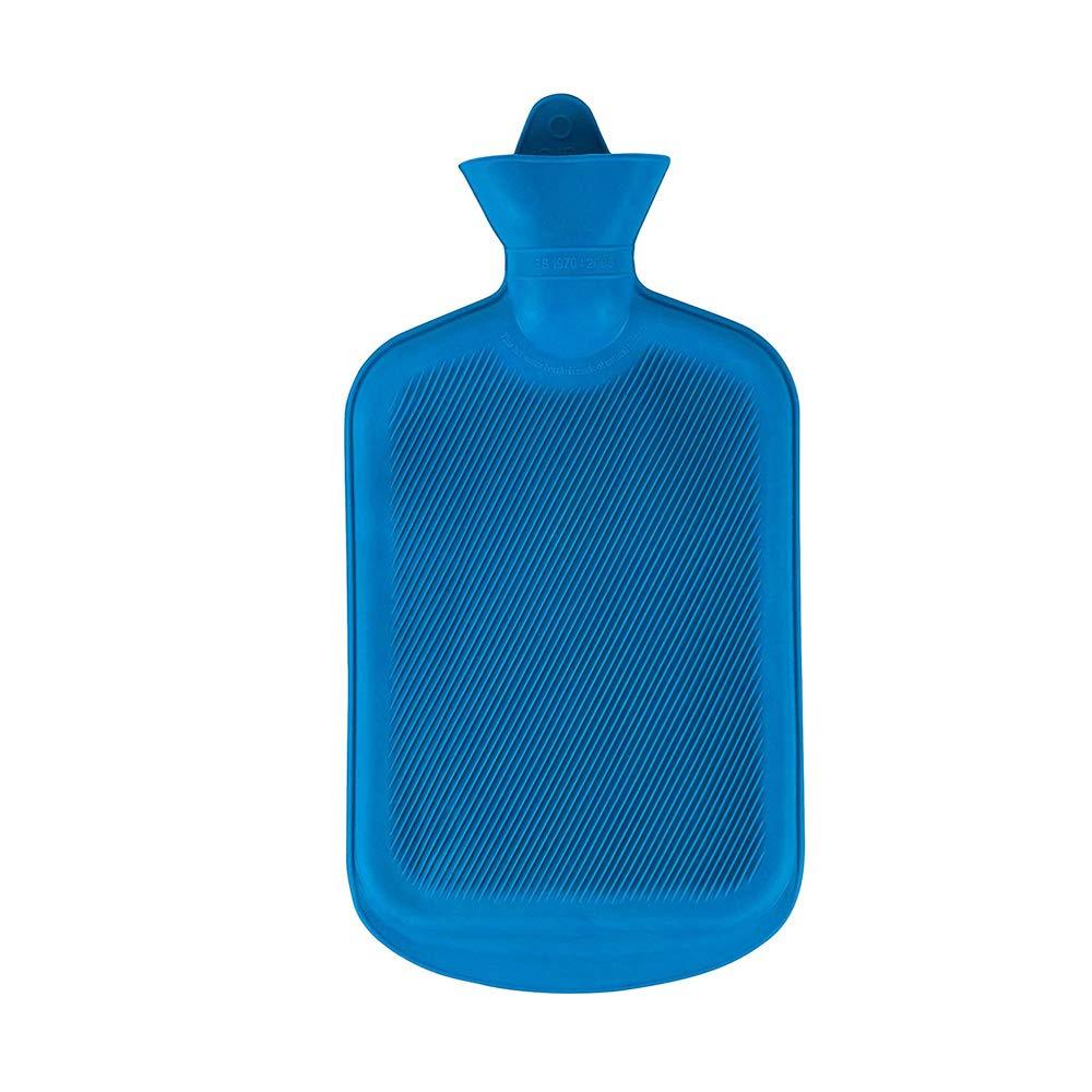 Wukusy medium rubber hot water heating pad for pain relief, showing the flexible, heat-retentive bag used for soothing discomfort.