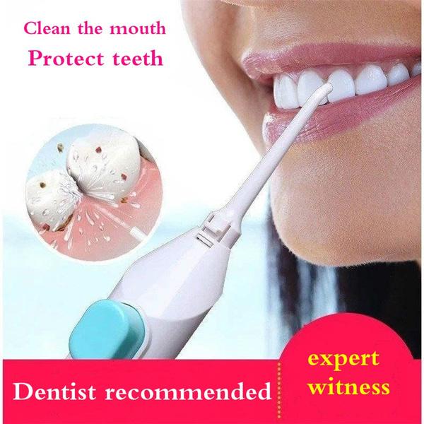 Wukusy 4618 Smart Water Flosser teeth cleaner used for oral hygiene and teeth cleaning, featuring compact design and adjustable settings.