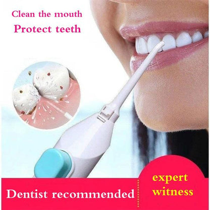 Wukusy 4618 Smart Water Flosser teeth cleaner used for oral hygiene and teeth cleaning, featuring compact design and adjustable settings.