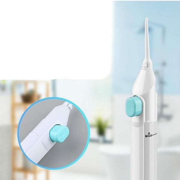 Wukusy 4618 Smart Water Flosser for teeth cleaning, showing ergonomic design and water jet nozzle for oral hygiene.