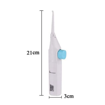 Wukusy 4618 Smart Water Flosser for teeth cleaning, showing the compact device with water jet nozzle and control buttons.