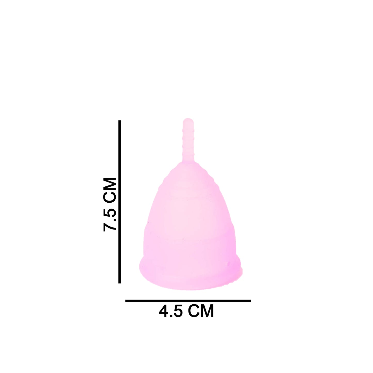 Wukusy reusable menstrual cup for women and girls, made of health care silicone, used during menstruation for comfort and protection.