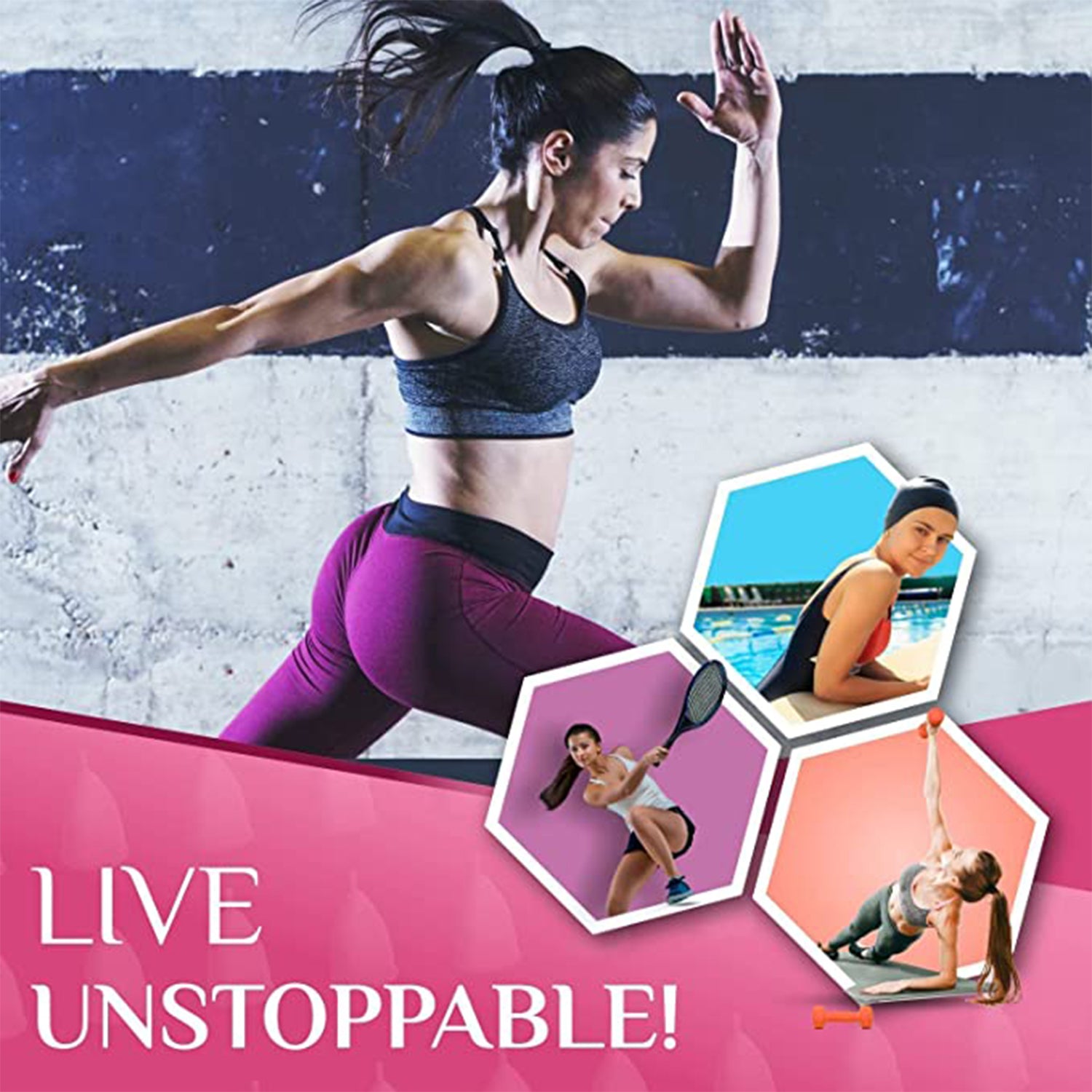 Wukusy reusable menstrual cup for women and girls during menstruation, flexible silicone health care product.