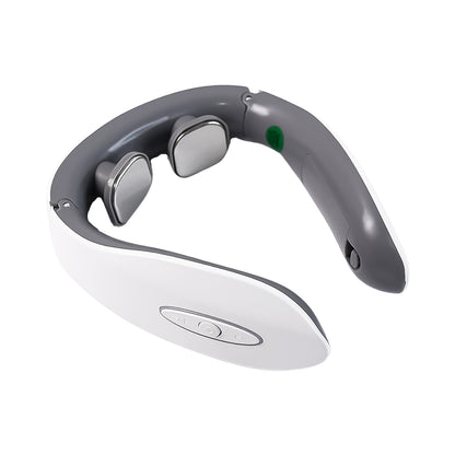Wukusy electric neck massager for deep tissue pain relief, targeting cervical vertebra with soothing massage therapy.