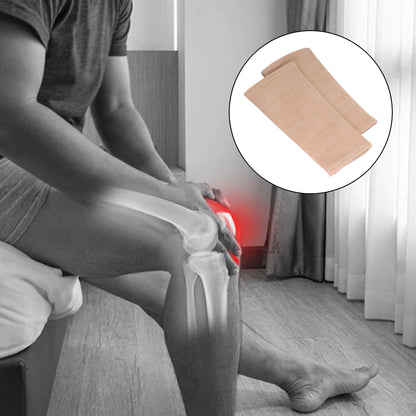 Wukusy XL knee support cap for knee support, health care product with adjustable strap and reinforced padding for stability.