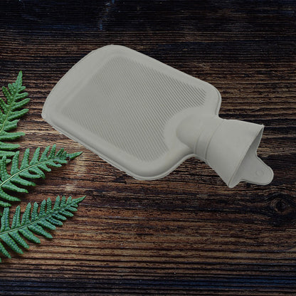 Wukusy hot water bag with cover for pain relief, neck, shoulder, hand, feet warmer, menstrual cramps, hot and cold therapy, leak-proof.