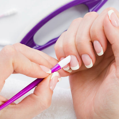 Wukusy 8-in-1 manicure set tool kit with various nail care tools in a compact health care kit for personal grooming.
