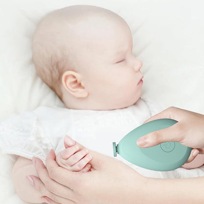 Wukusy baby electric nails grinder kit with mix color and four grinding heads for safe, gentle nail care for infants.