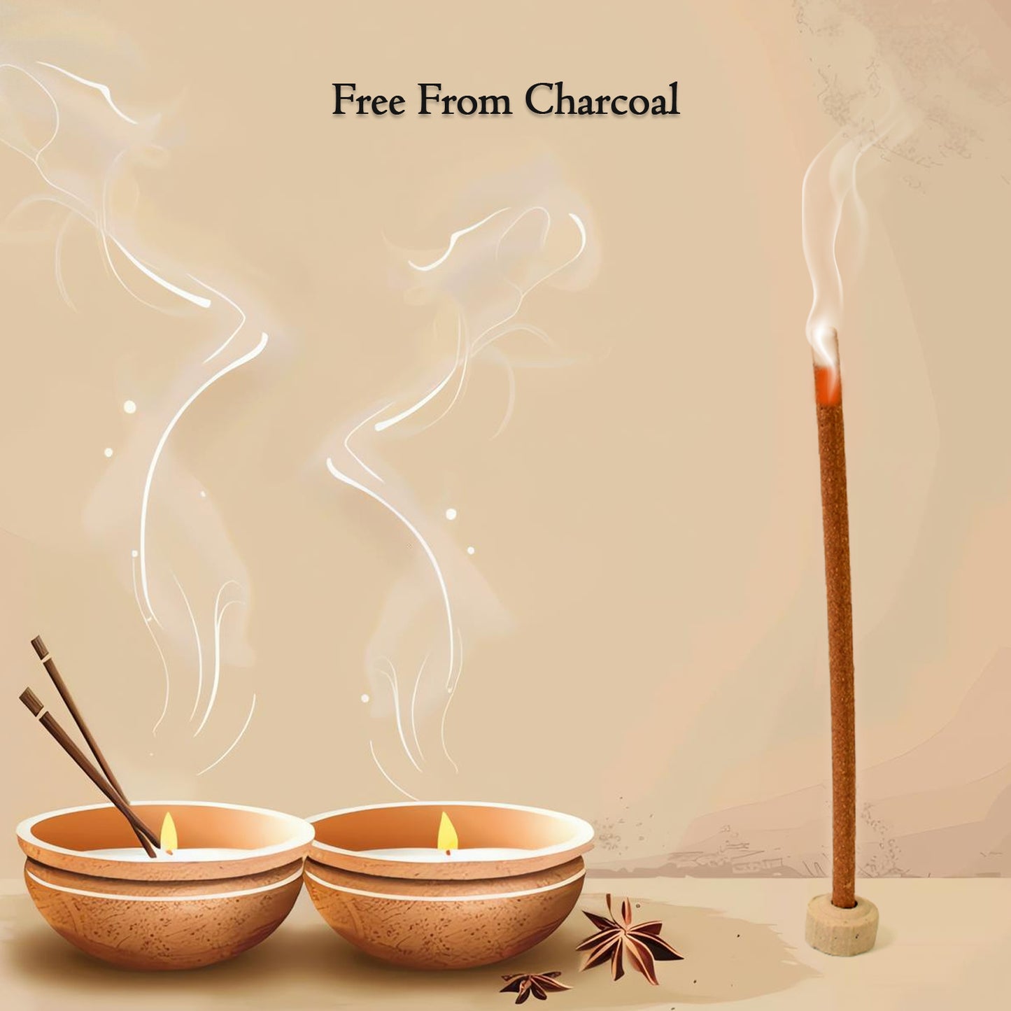 Wukusy Bela Ke Phool premium incense sticks 100g with stand, health care agarbatti for aromatic relaxation and spiritual use