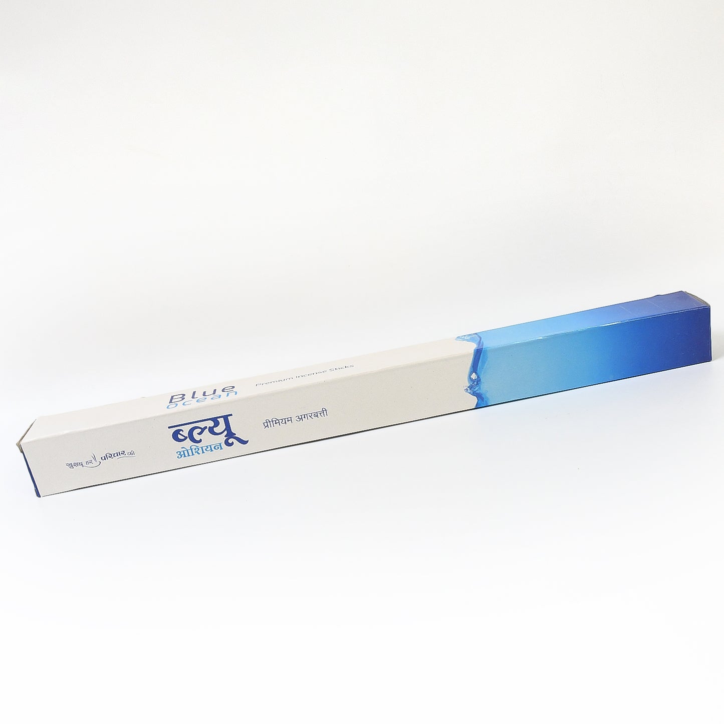 Big Blue Ocean Premium Incense Sticks by Wukusy, 10 long 40cm agarbatti sticks for health care, stand not included