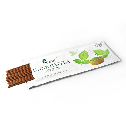 Wukusy Bilvapatra Premium Incense Sticks Agarbatti, 20g, natural health care product, with sticks shown on the package.