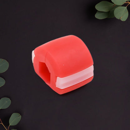 Wukusy health care red mouth exerciser for shaping a sharp, chiseled jawline and enhancing facial muscle tone.