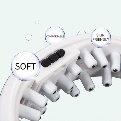 Wukusy electric eye massager with adjustable elastic band for relaxing eye care and soothing massage therapy.