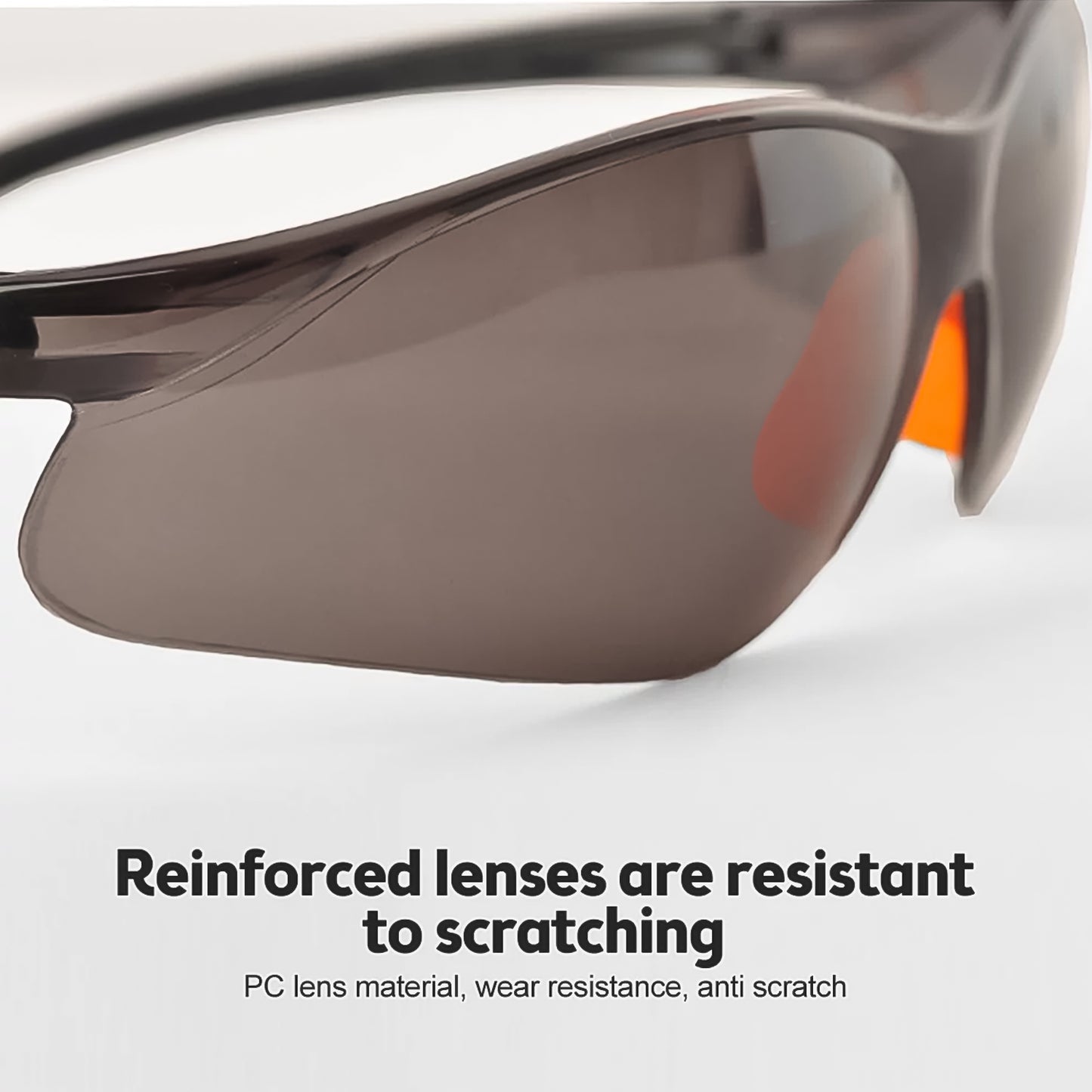 Wukusy eye protection goggles for safety and riding, featuring clear lenses and adjustable strap for secure fit.