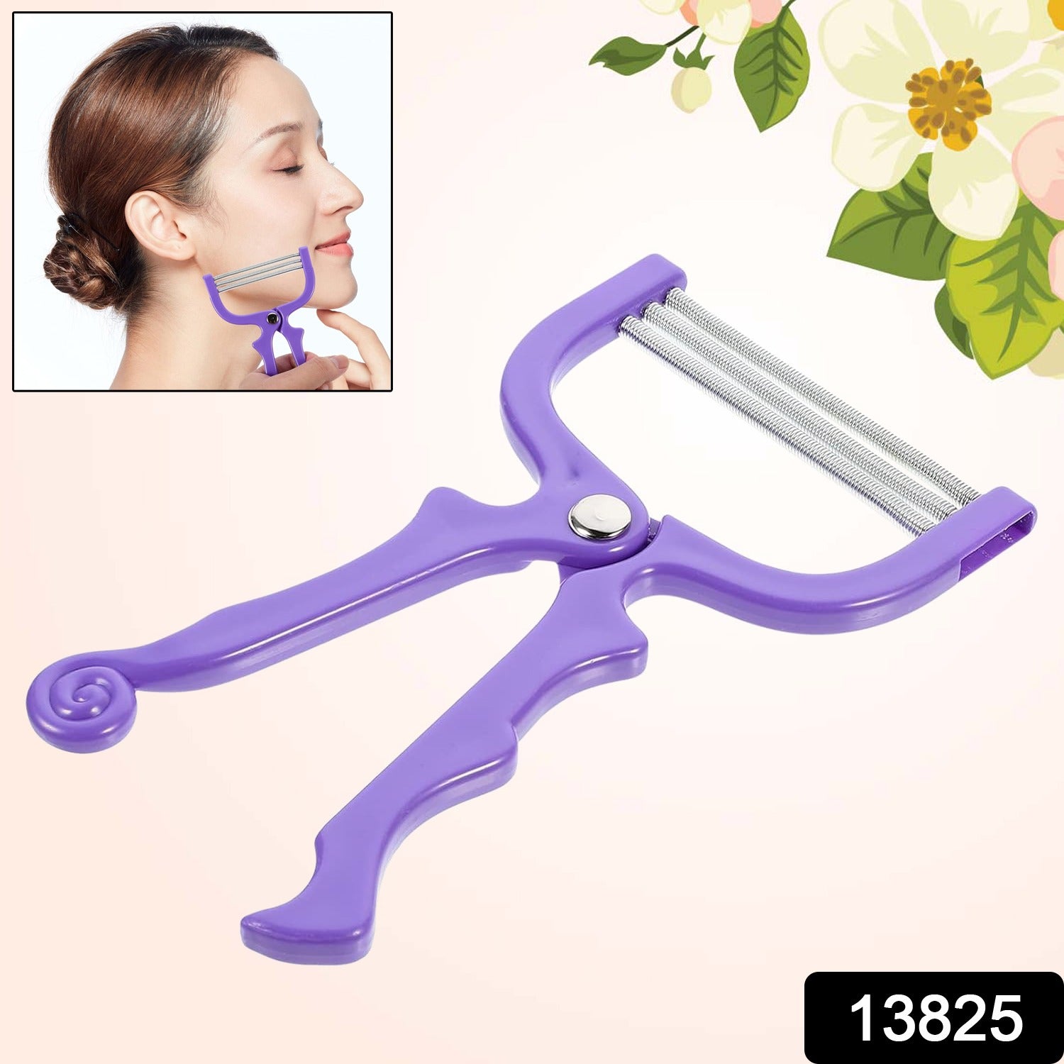 Wukusy facial hair remover depilator for threading hair removal on face, compact health care device, single piece shown.