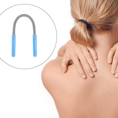 Wukusy facial hair remover set with spring epilator, hair removal springs, and eyebrow razors for gentle hair removal.