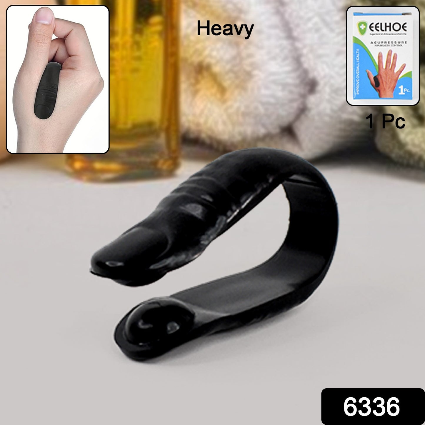 Wukusy heavy-duty plastic sugar control acupressure point clip in a colorful box, designed for health care and stress relief.