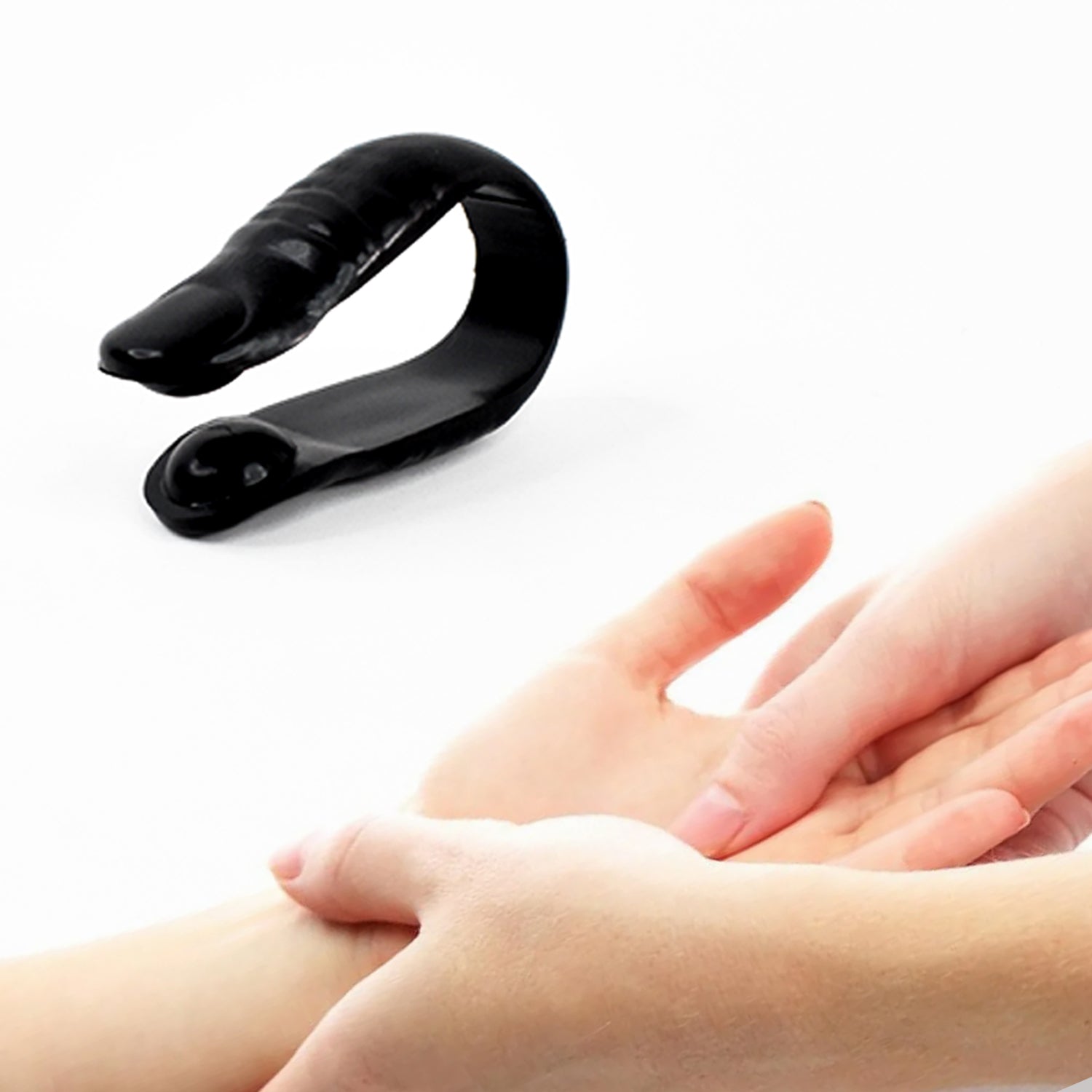 Heavy Duty Plastic Sugar Control Li4 Acupressure Point Clip by Wukusy, shown with colorful box, designed for health care use.