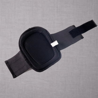 Wukusy heavy-duty work knee pad with shock-resistant shell and adjustable straps for knee protection during tasks.