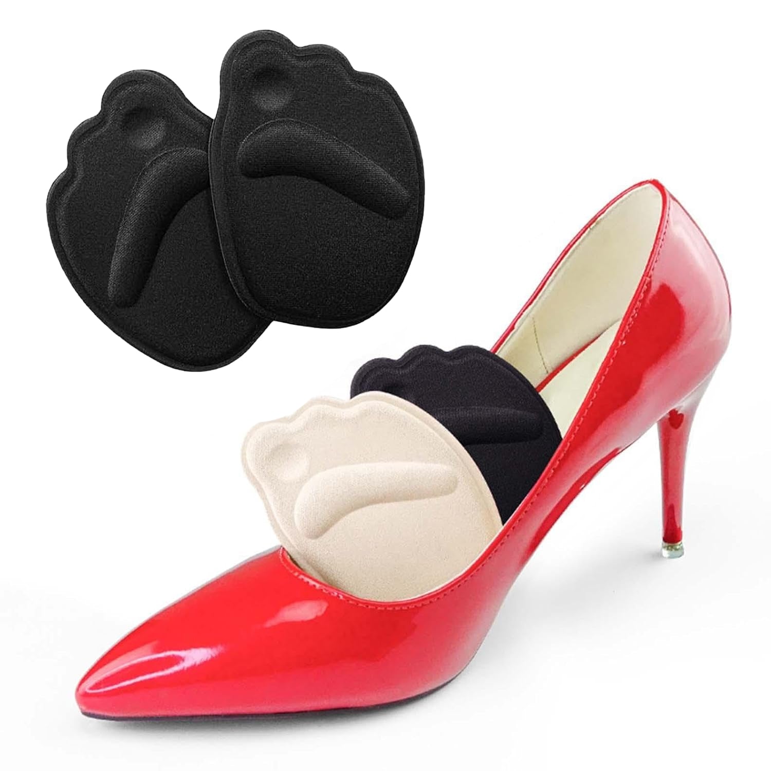 Wukusy high shoe heel cushion inserts with non-slip design, prevents calluses, provides comfort, insole pads for heel support, 1 pair