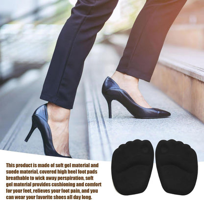 Wukusy high heel shoe cushion inserts with non-slip design and insole pads to prevent calluses, shown in a pair.