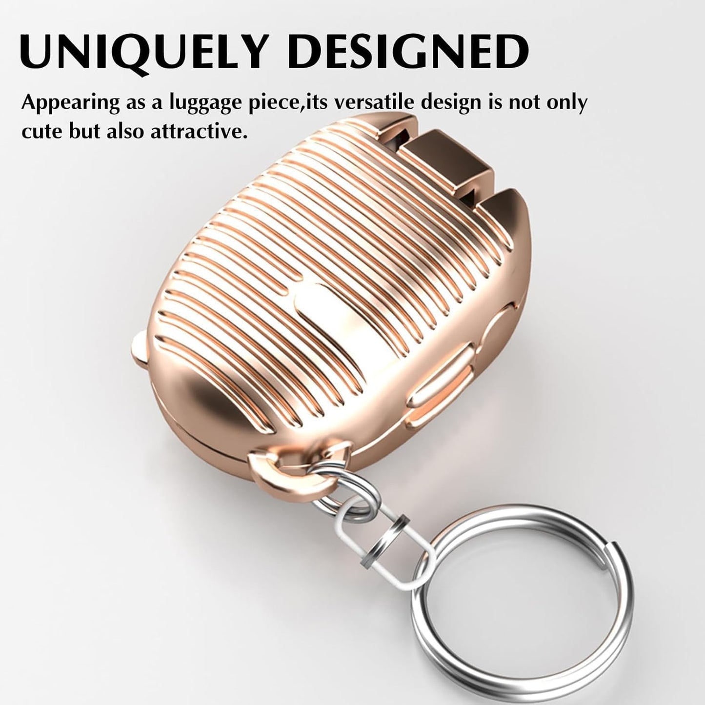 Multicolor keychain nail clipper by Wukusy, small handheld nail grooming tool with a compact design for easy carry.
