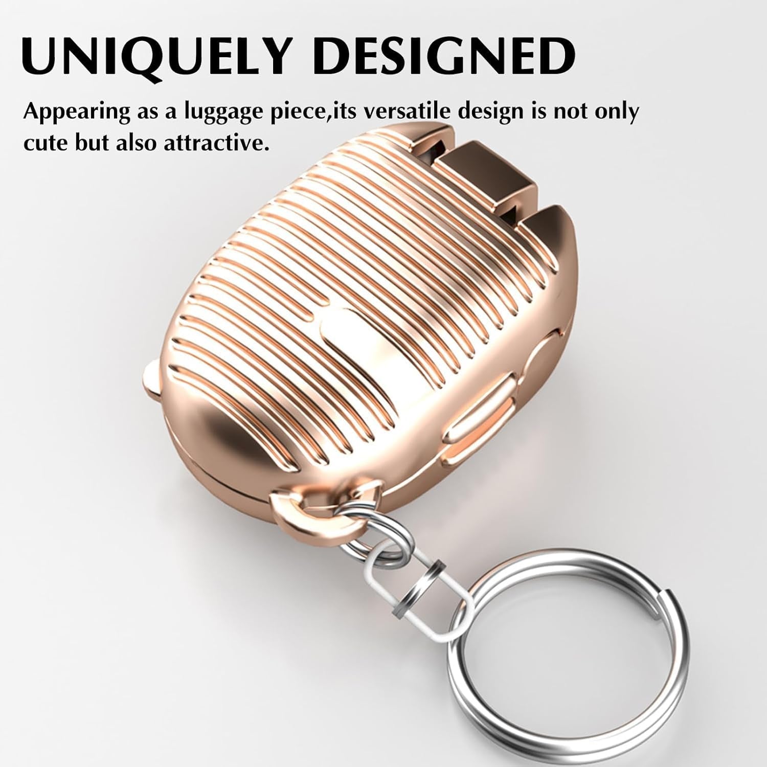 Multicolor keychain nail clipper by Wukusy, small handheld nail grooming tool with a compact design for easy carry.