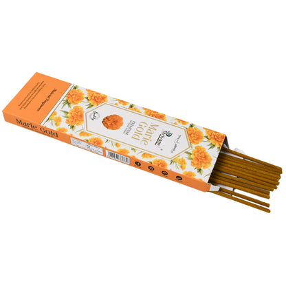 Wukusy Marie Gold premium incense sticks for home and office, health care Agarbatti with floral and herbal fragrance.