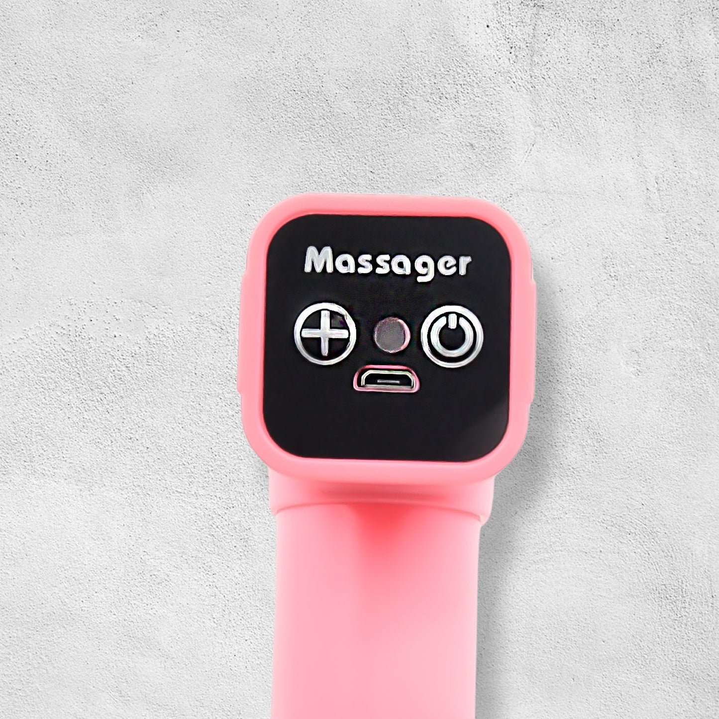 Wukusy deep relax massage gun for muscle relief, portable USB chargeable health care device with ergonomic design.