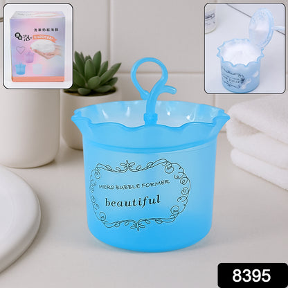Wukusy Micro Bubble Foaming Face Cleanser Cup for gentle skincare and deep cleansing, shown on a clean white background.
