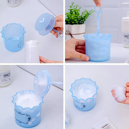 Wukusy Micro Bubble Foaming Face Cleanser Cup for gentle skincare and deep cleansing in health care routines.