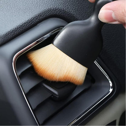 Wukusy mini car interior cleaning soft brush for car cleaning and dusting, designed for gentle interior detail cleaning.
