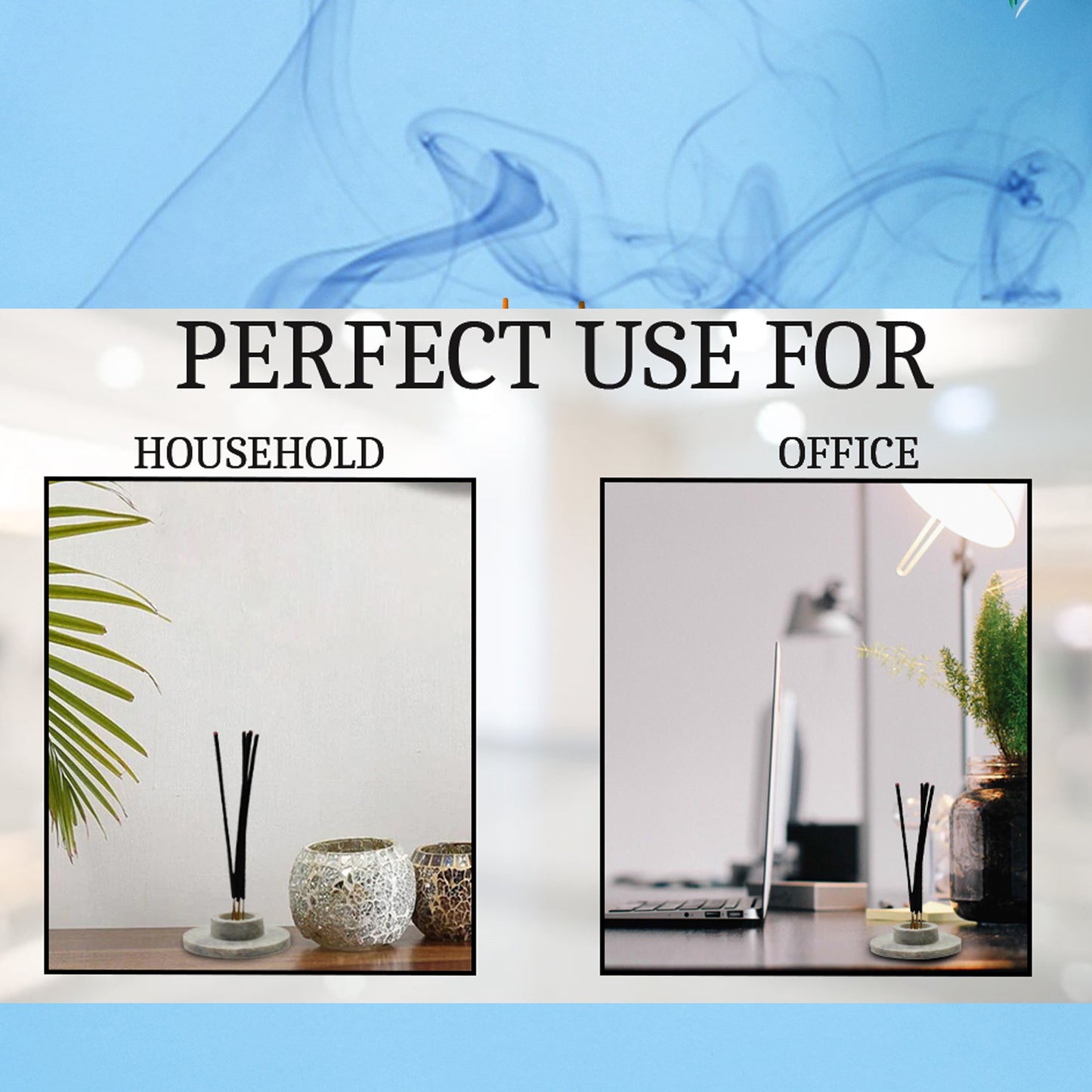 Wukusy Herbal Mosquito Agarbatti sticks in a packet, showcasing 10 incense sticks for natural mosquito repellent.