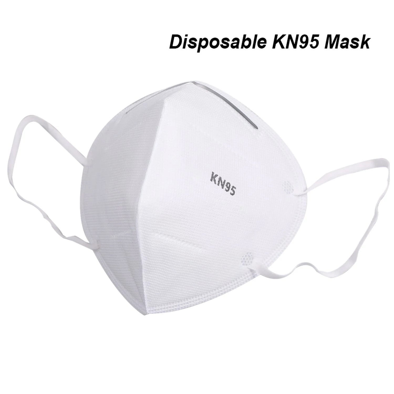 Set of 10 Wukusy N95 anti-pollution virus face masks, health care masks with adjustable ear loops and breathable material.