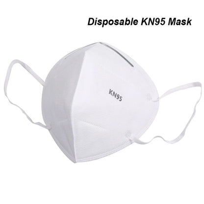 Set of 10 Wukusy N95 anti-pollution virus face masks, health care masks with adjustable ear loops and breathable material.