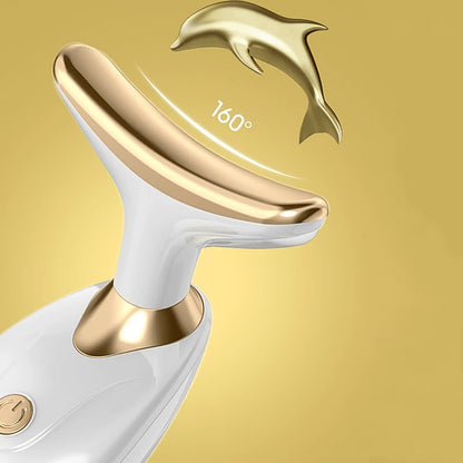 Wukusy neck face massager and wrinkle removal tool for firming and reducing neck wrinkles, shown in a clean, white setting.