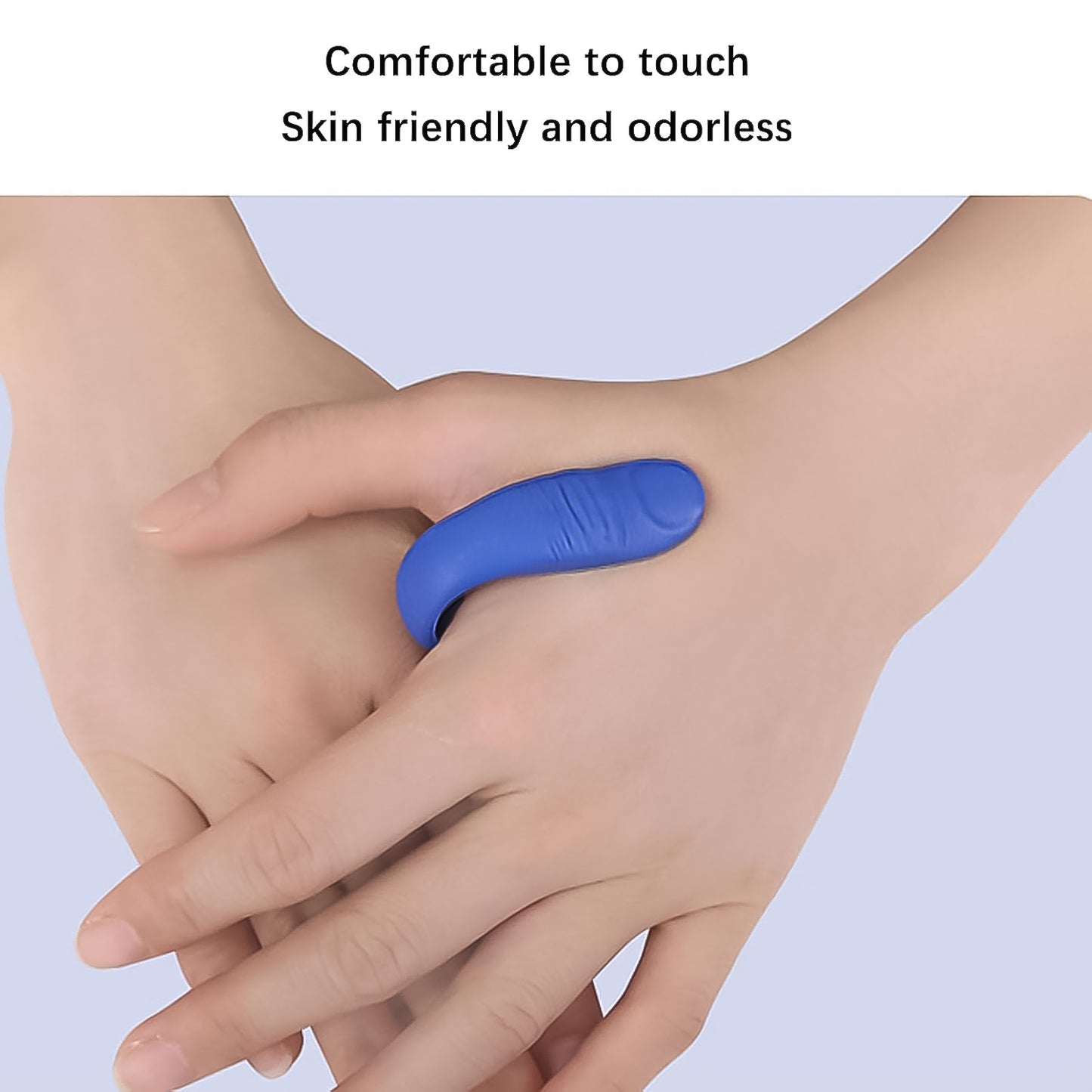 Wukusy plastic magnetic acupressure clip for health care, shown in a close-up image, designed for pain relief and acupressure therapy.