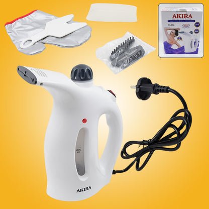 Wukusy portable handheld garment and facial steamer for skincare and clothing steaming, compact health care device.