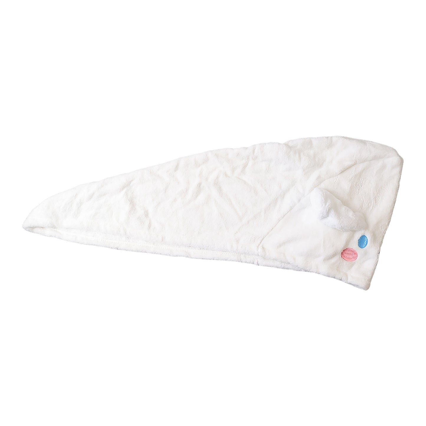 Wukusy premium soft microfiber hair drying towel wrap with button, designed for gentle hair drying and comfortable fit.