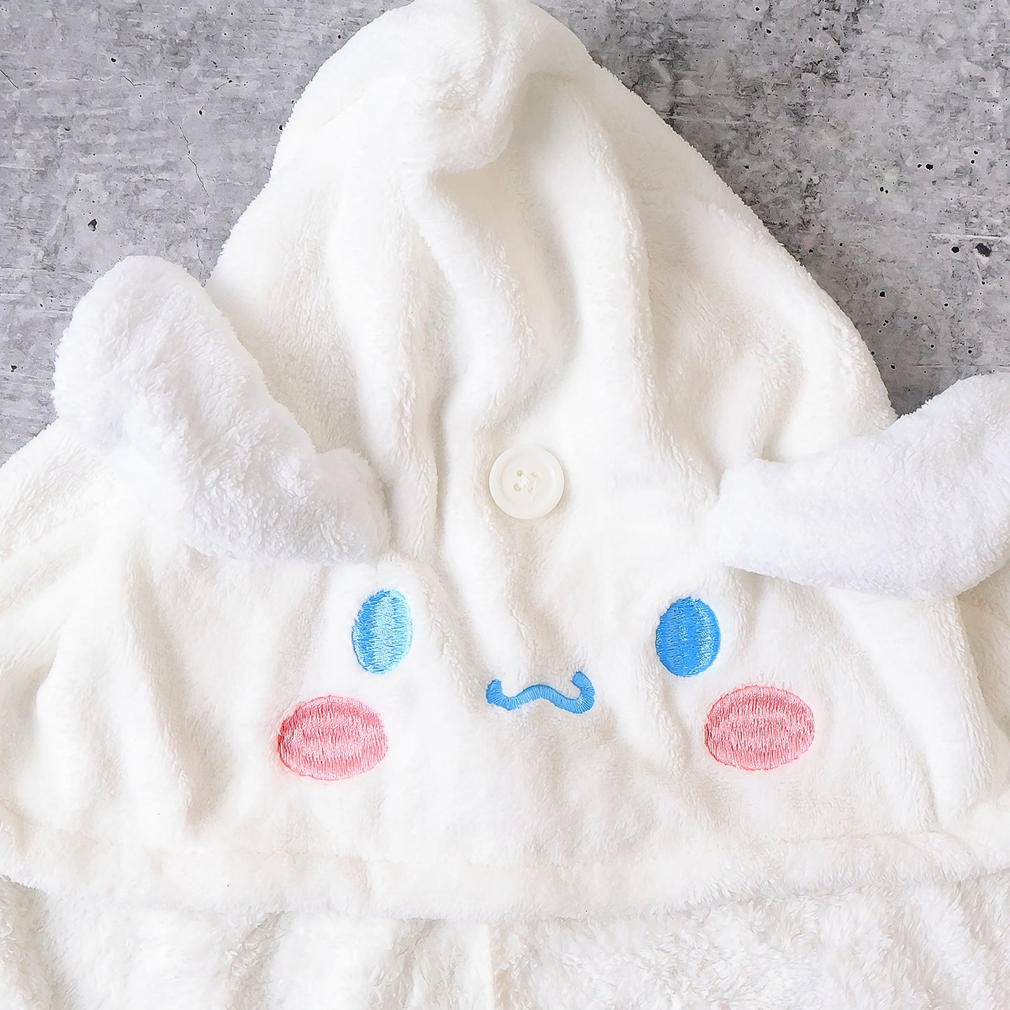 Wukusy premium soft microfiber hair drying towel wrap with button, gentle and absorbent for quick hair drying.