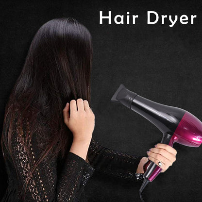 Wukusy professional high-power multi-purpose hair dryer for salon use, 220V, with ergonomic handle and multiple heat settings.