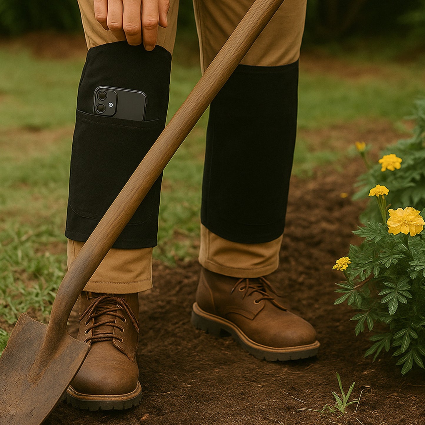 Wukusy protective health care arm sleeves with elbow padding, pair, designed for safety work and arm protection.