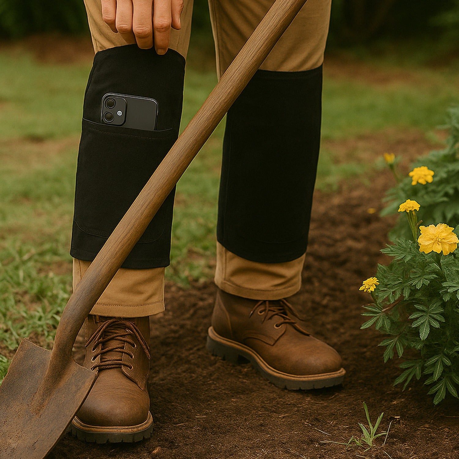 Wukusy protective health care arm sleeves with elbow padding, pair, designed for safety work and arm protection.