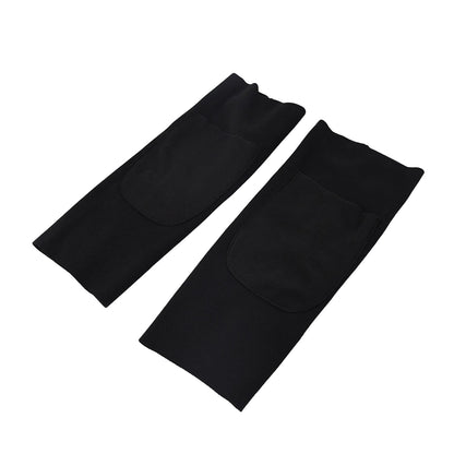 Wukusy protective health care arm sleeves with padded elbows, safety work arm covers, and elastic cuffs for arm protection.