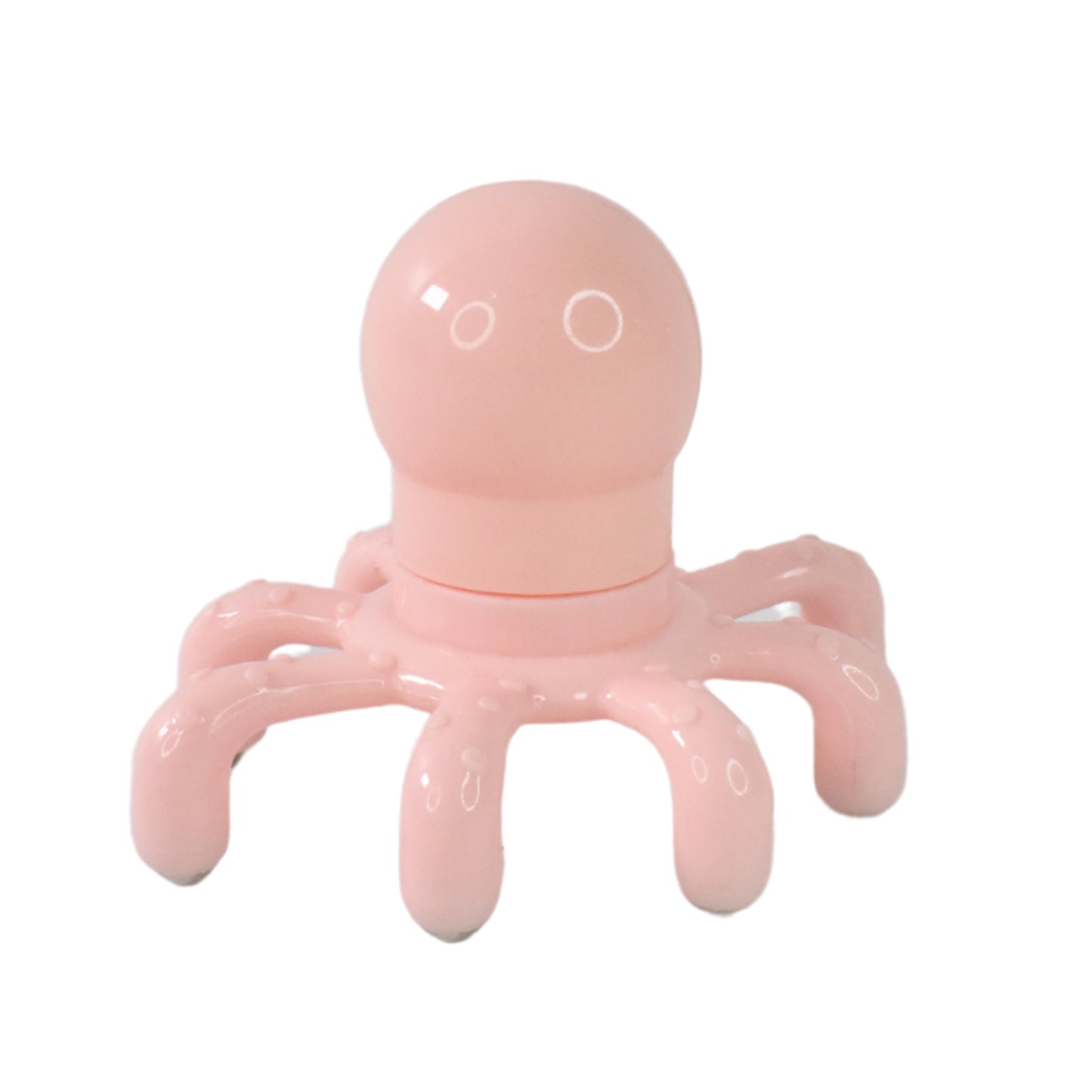 Wukusy scalp relax octopus massager with octopus claw design, ergonomic head and abdomen massager for adult health care use.