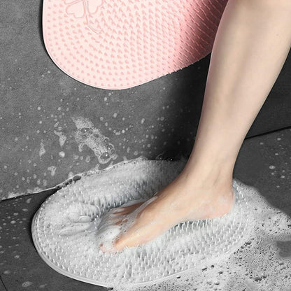 Wukusy silicone bath massage cushion with suction cup, 35x28 cm, designed for relaxing health care bath experience